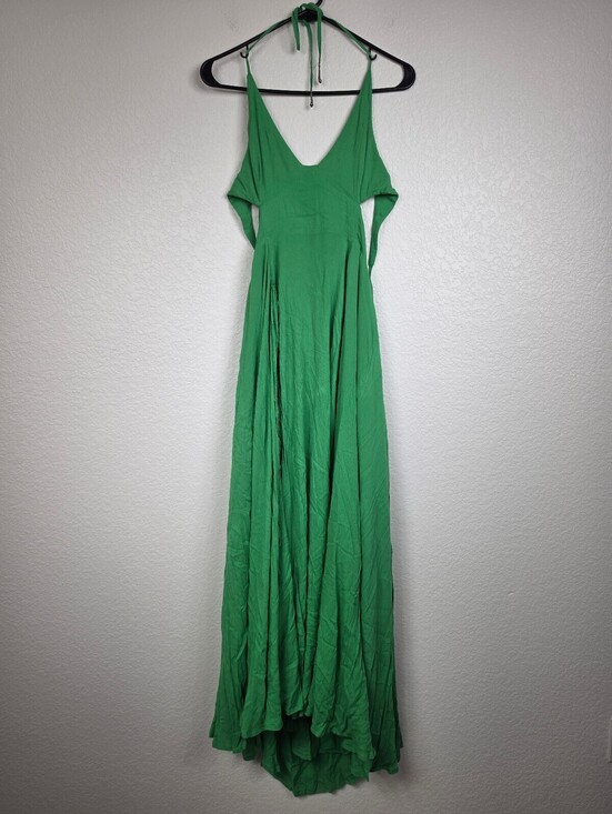 Free People Dresses & Skirts - Free People Green Viscose Maxi Dress XS